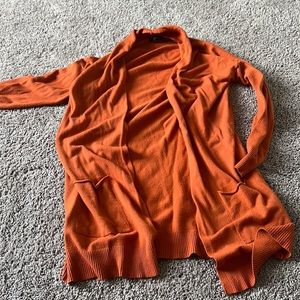 Womens Small Rust Cardigan